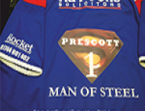 Steve Prescott man of steel t shirt